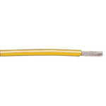 Alpha Wire Yellow 1.23 mm² PTFE Equipment Wire, 16 AWG, 19/0.29 mm, 30m, PTFE Insulation