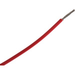 TE Connectivity FlexLite Series Red 1 mm² Equipment Wire, 17 AWG, 19/0.25 mm, 100m, Polyolefin Insulation