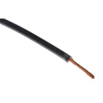 Hew Heinz Eilentropp SIFF Series Black 1.1 mm² Hook Up Wire, 17 AWG, 516/0.05 mm, 100m, Silicone Insulation