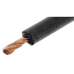 Hew Heinz Eilentropp SIFF Series Black 0.7 mm² Hook Up Wire, 19 AWG, 408/0.05 mm, 5m, Silicone Insulation
