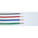 Hew Heinz Eilentropp SIFF Series Black 0.7 mm² Hook Up Wire, 19 AWG, 408/0.05 mm, 20m, Silicone Insulation