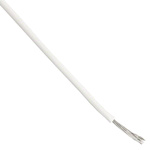 Alpha Wire 7055 Series White 0.33 mm² Hook Up Wire, 22 AWG, 7/0.25 mm, 30m, PVC Insulation