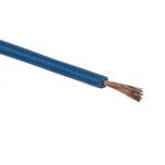 Staubli Blue 0.15 mm² Equipment Wire, 26 AWG, 39/0.07 mm, 100m, PVC Insulation