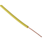 Staubli Yellow 0.15 mm² Equipment Wire, 26 AWG, 39/0.07 mm, 100m, PVC Insulation