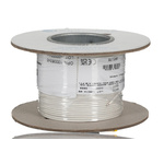 Alpha Wire EcoWire Series White 0.52 mm² Hook Up Wire, 20 AWG, 10/0.25 mm, 30m, MPPE Insulation