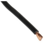 Lapp Black 1 mm² Hook Up Wire, 17 AWG, 100m, PVC Insulation