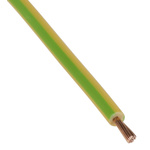 Lapp ÖLFLEX® H05Z-K 90° Series Green/Yellow 0.75 mm² Hook Up Wire, 18 AWG, 100m