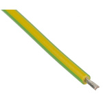 Lapp Green/Yellow 1 mm² Hook Up Wire, 17 AWG, 100m, PVC Insulation