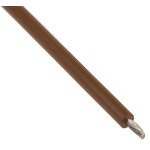 Lapp Brown 1 mm² Hook Up Wire, 17 AWG, 100m, PVC Insulation