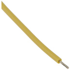 Lapp ÖLFLEX HEAT Series Yellow 0.25 mm² Hook Up Wire, 24 AWG, 14/0.15 mm, 100m, Silicone Insulation