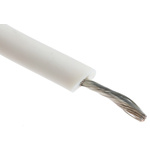 Alpha Wire Premium Series White 3.3 mm² Hook Up Wire, 12 AWG, 65/0.25 mm, 30m, Silicone Rubber Insulation