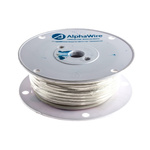 Alpha Wire Premium Series White 3.3 mm² Hook Up Wire, 12 AWG, 65/0.25 mm, 30m, Silicone Rubber Insulation
