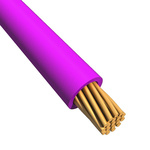 Alpha Wire EcoWire Series Purple 0.33 mm² Hook Up Wire, 22 AWG, 7/0.25 mm, 305m, MPPE Insulation