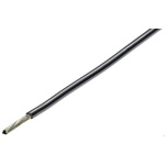 TE Connectivity Black 2 mm² Hook Up Wire, 14 AWG, 19/27, 100m, Polyalkene Insulation