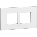 Legrand White 2 Gang Cover Plate Polycarbonate BS Cover Plate