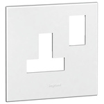 Legrand White 1 Gang Cover Plate Polycarbonate BS, Socket Cover Plate