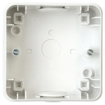 Kopp White Plastic Back Box, IP44, Surface Mount