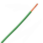 Alpha Wire 3051 Series Green 0.33 mm² Hook Up Wire, 22 AWG, 1/0.64 mm, 30m, PVC Insulation