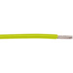 Alpha Wire 2842 Series Yellow 0.09 mm² Hook Up Wire, 28 AWG, 19/40, 30.5m, PTFE Insulation