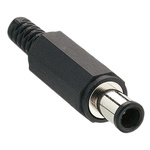 1636 06 | Lumberg DC Plug Rated At 2.0A, 24.0 V, Cable Mount, length 37.0mm, Nickel