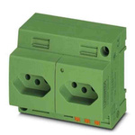 0804151 | Phoenix Contact Mains Sockets, 10A, DIN Rail, 250 V