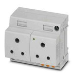 0804013 | Phoenix Contact Mains Sockets, 6A, DIN Rail, 250 V