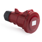 RS PRO IP67 Red Cable Mount 3P+E Industrial Power Socket, Rated At 16A, 380 → 415 V