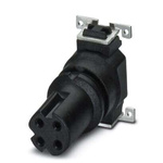 1068453 | Phoenix Contact, 1068 IP67 PCB Mount 4P Power Connector Socket, Rated At 4A, 50 V ac, 60 V dc