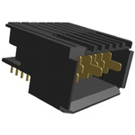120957-2 | TE Connectivity, Z-PACK HM 2mm Pitch Backplane Connector, Right Angle, 1 Row, 7 Way