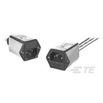 TE Connectivity 3A, 250 V ac Male Chassis Mount IEC Inlet Filter 3EGS1-2