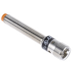 ifm electronic Inductive Barrel-Style Proximity Sensor, M8 x 1, 4 mm Detection, PNP Output, 10 → 36 V dc, IP67