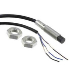 Omron Inductive Barrel-Style Proximity Sensor, M8 x 1, 2 mm Detection, PNP Normally Open Output, 10 → 30 V dc,