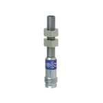 Telemecanique Sensors Inductive Barrel-Style Proximity Sensor, M5 x 0.5, 0.8 mm Detection, PNP Normally Closed Output,