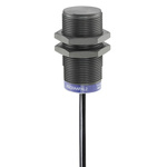 Telemecanique Sensors Inductive Barrel-Style Proximity Sensor, M30 x 1.5, 22 mm Detection, Discrete Output, 24 →