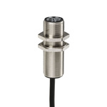 Telemecanique Sensors Inductive Barrel-Style Proximity Sensor, M18 x 1, 5 mm Detection, PNP Output, 12 → 48 V,