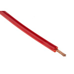 Hew Heinz Eilentropp SIFF Series Red 1.1 mm² Hook Up Wire, 17 AWG, 516/0.05 mm, 100m, Silicone Insulation