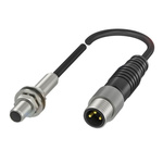 BALLUFF BES Series Inductive Barrel-Style Inductive Proximity Sensor, M5 x 0.5, 0.8mm Detection, PNP Output, 10