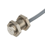 Carlo Gavazzi ICB12S23 Series Inductive Barrel-Style Inductive Proximity Sensor, M12 x 1, 4 mm Detection, NPN Output,