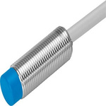 Festo SIEN Series Inductive Barrel-Style Proximity Sensor, M12 x 1, 4 mm Detection, NPN Output, 10 → 30 V dc,