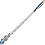 Festo SIEN Series Inductive Barrel-Style Proximity Sensor, M5 x 0.5, 0.8 mm Detection, NPN Output, 10 → 30 V dc,