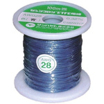 Sunhayato JUNFLON Series Blue 0.08 mm² Hook Up Wire, 28 AWG, 100m, ETFE Insulation