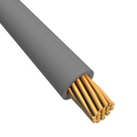 Alpha Wire EcoWire Series Grey 2.1 mm² Hook Up Wire, 14 AWG, 41/0.25 mm, 30m, MPPE Insulation