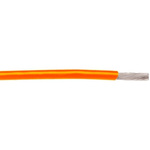 Alpha Wire Premium Series Orange 0.2 mm² Hook Up Wire, 24 AWG, 19/0.13 mm, 30m, PTFE Insulation