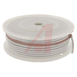 Alpha Wire 39X2025 Series White 0.52 mm² Hook Up Wire, 20 AWG, 19/0.2 mm, 30.5m, Silicone Insulation