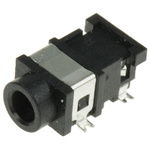 1503 03 | Lumberg Jack Connector 3.5 mm Surface Mount Stereo Socket, 3Pole 1A