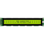 Fordata FC4002B00-FHYYBW-51SE FC Alphanumeric LCD Alphanumeric Display, Green, Yellow on Yellow-Green, 2 Rows by 40