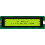 Fordata FC4004A00-FHYYBW-51SE FC Alphanumeric LCD Alphanumeric Display, Green, Yellow on Yellow-Green, 4 Rows by 40