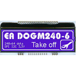 Display Visions EA DOGM240B-6 EA DOG LCD Display, Blue on