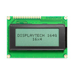 Displaytech 164G FC BW-3LP 164G Alphanumeric LCD Display, White on, 2 Rows by 16 Characters, Transflective