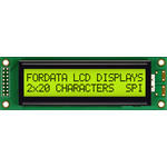 Midas FC2002D01-FHYYBW-51SE FC2002D01 Alphanumeric LCD Display, Yellow-Green on Yellow-Green, Transflective